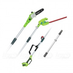 Аккумуляторный кусторез GreenWorks 2 в 1, 40V (без батареи и зарядного устройства) в Пензе