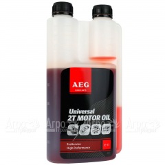 Масло минеральное Universal AEG 2T Motor Motor Oil API TC 1 л для 2-х тактных двигателей в Пензе