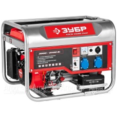 Бензогенератор Зубр ЗЭСБ-3500-ЭМ2 3.5 кВт с электростартером в Пензе