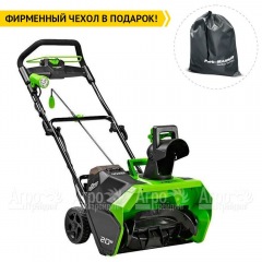 Снегоуборщик аккумуляторный GreenWorks GD40STK5 5 Ач в Пензе