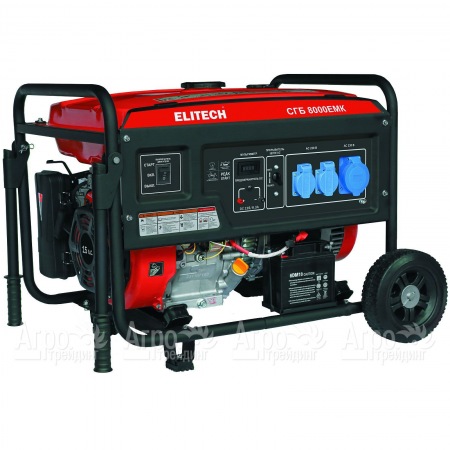 Бензогенератор Elitech СГБ 8000ЕМК 6 кВт  в Пензе