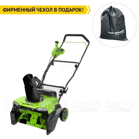 Снегоуборщик аккумуляторный GreenWorks GD40STX2 (без аккумулятора и зарядного устройства)  в Пензе
