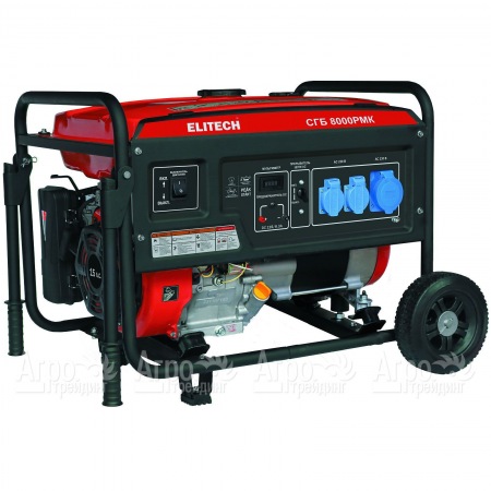 Бензогенератор Elitech СГБ 8000РМК 6 кВт  в Пензе