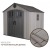 Пластиковый сарай LifeTime WoodLook 8х10 в Пензе